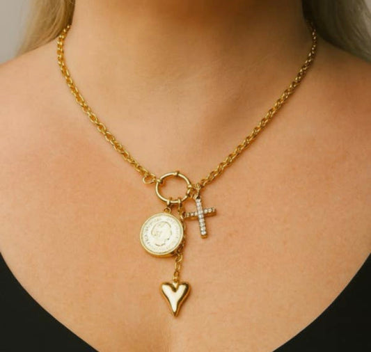 Gold Charm Necklace