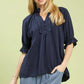 Scalloped Ruffle Top