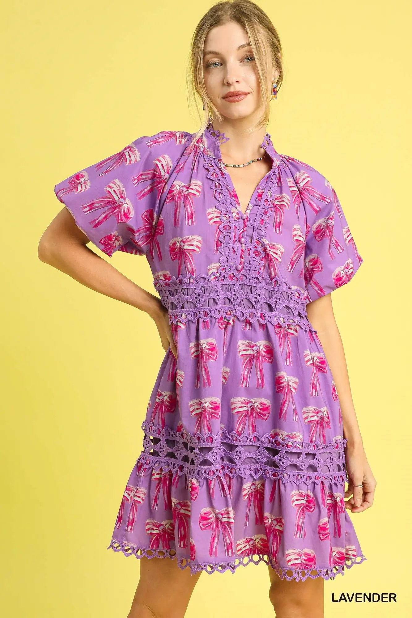 Lace Trim Dress