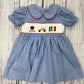 Wheels On The Bus Smocked Dress