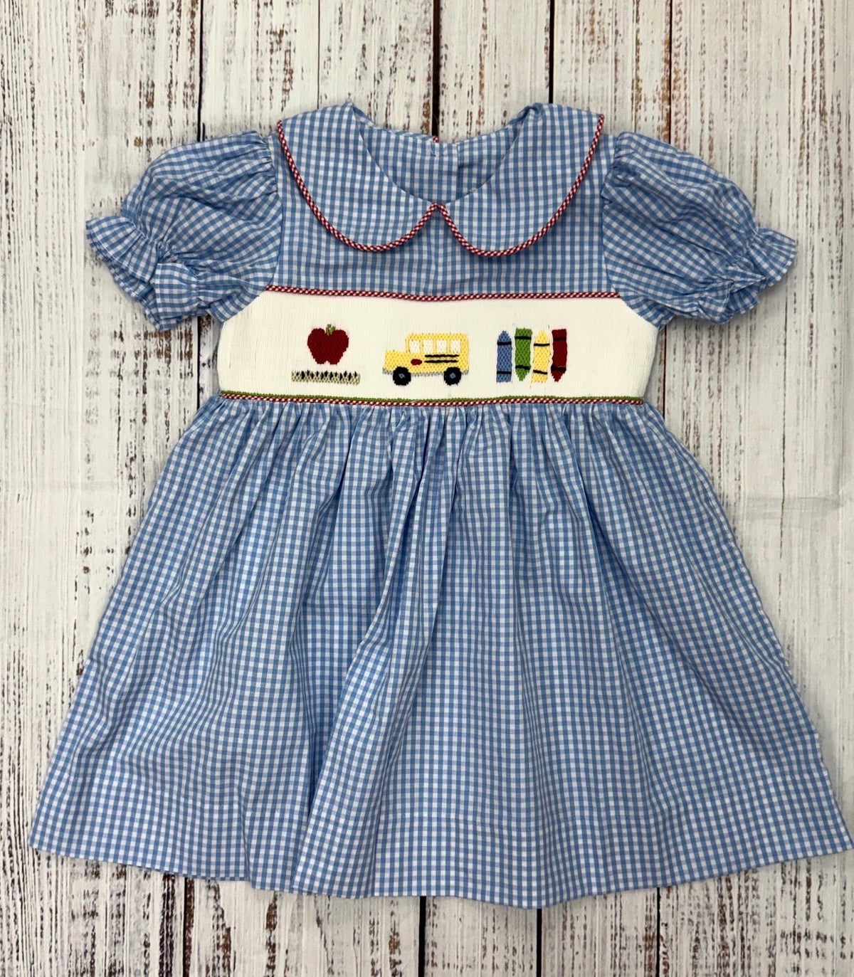 Wheels On The Bus Smocked Dress