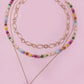 Colorful Necklace Stack