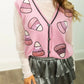 Glitter Candy Corn Sweater Vest