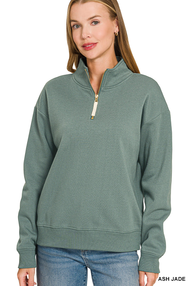 Quarter Zip Fleece Pullover