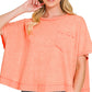Acid Wash Pocket Top