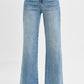 High Rise Front Detailed Jeans