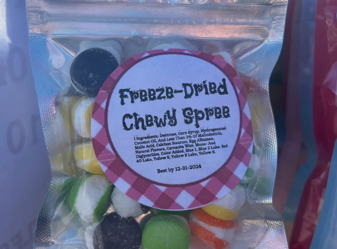 Freeze Dried Chewy Sprees