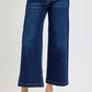 High Rise Crop Wide Jeans
