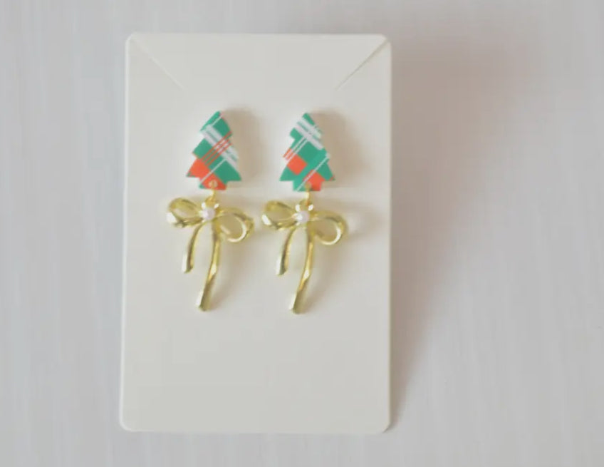 Holiday Bow Earrings