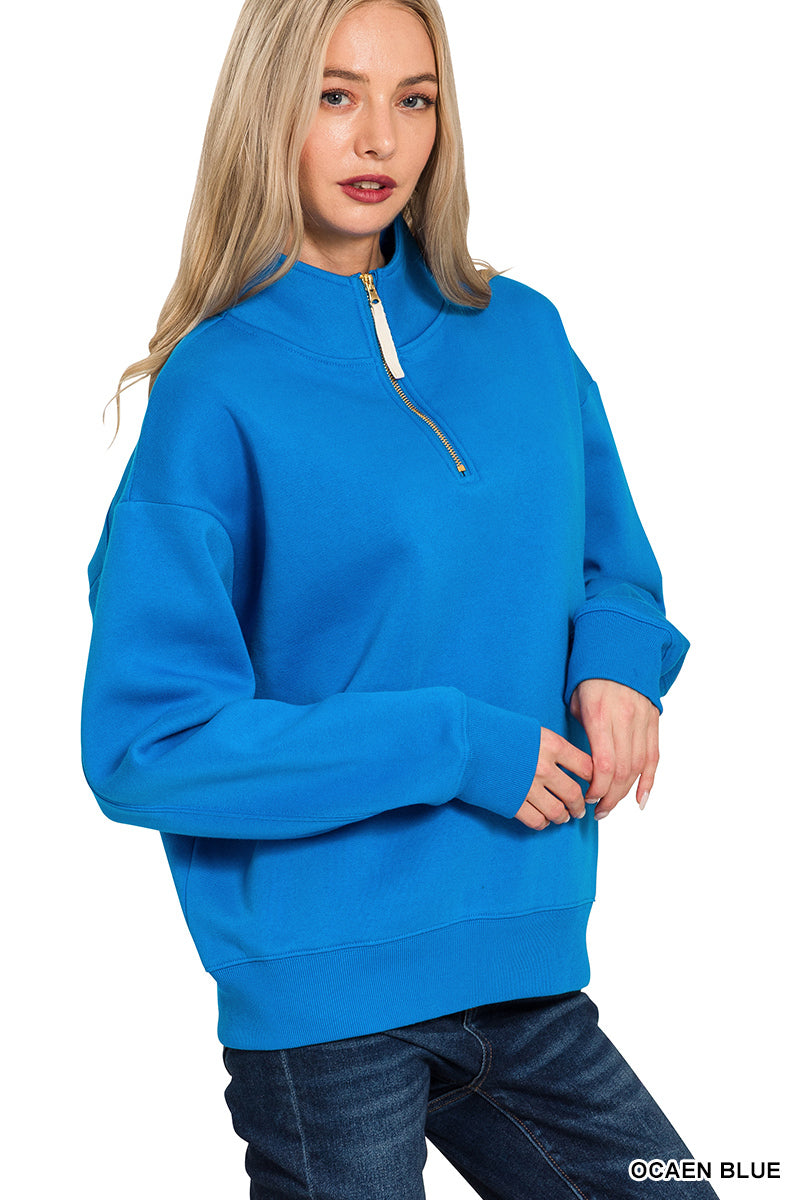 Quarter Zip Fleece Pullover