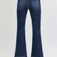 Dark Ankle Bootcut Jeans