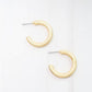Matte Gold Earrings