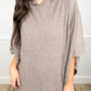Mocha Poncho Top