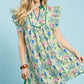 Floral Printed Mini Dress