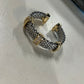 Gold and Silver Design Bracelet
