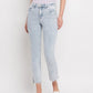 Plus High Rise Slim Straight Jeans