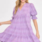 Lavender Tiered Dress