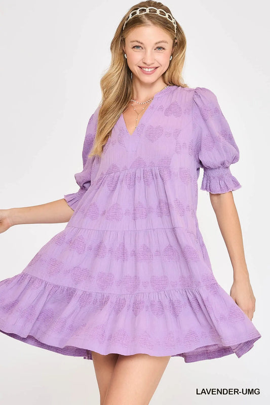 Lavender Tiered Dress