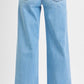 High Rise Long Wide Cuff Jeans