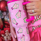 Pink 2pc Christmas Tree Cake Pajamas