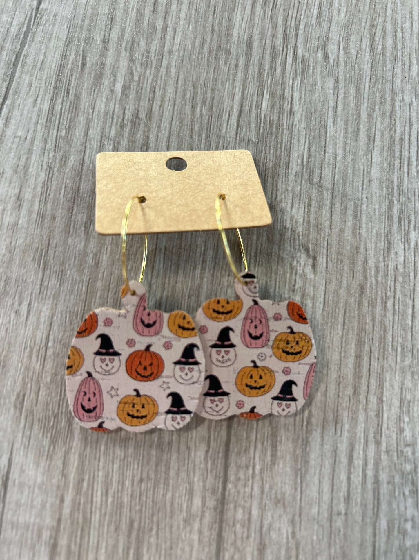 Pink Pumpkin Earrings