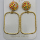 Colorful Rectangular Earrings