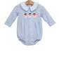 Santa Trio Bubble- Blue