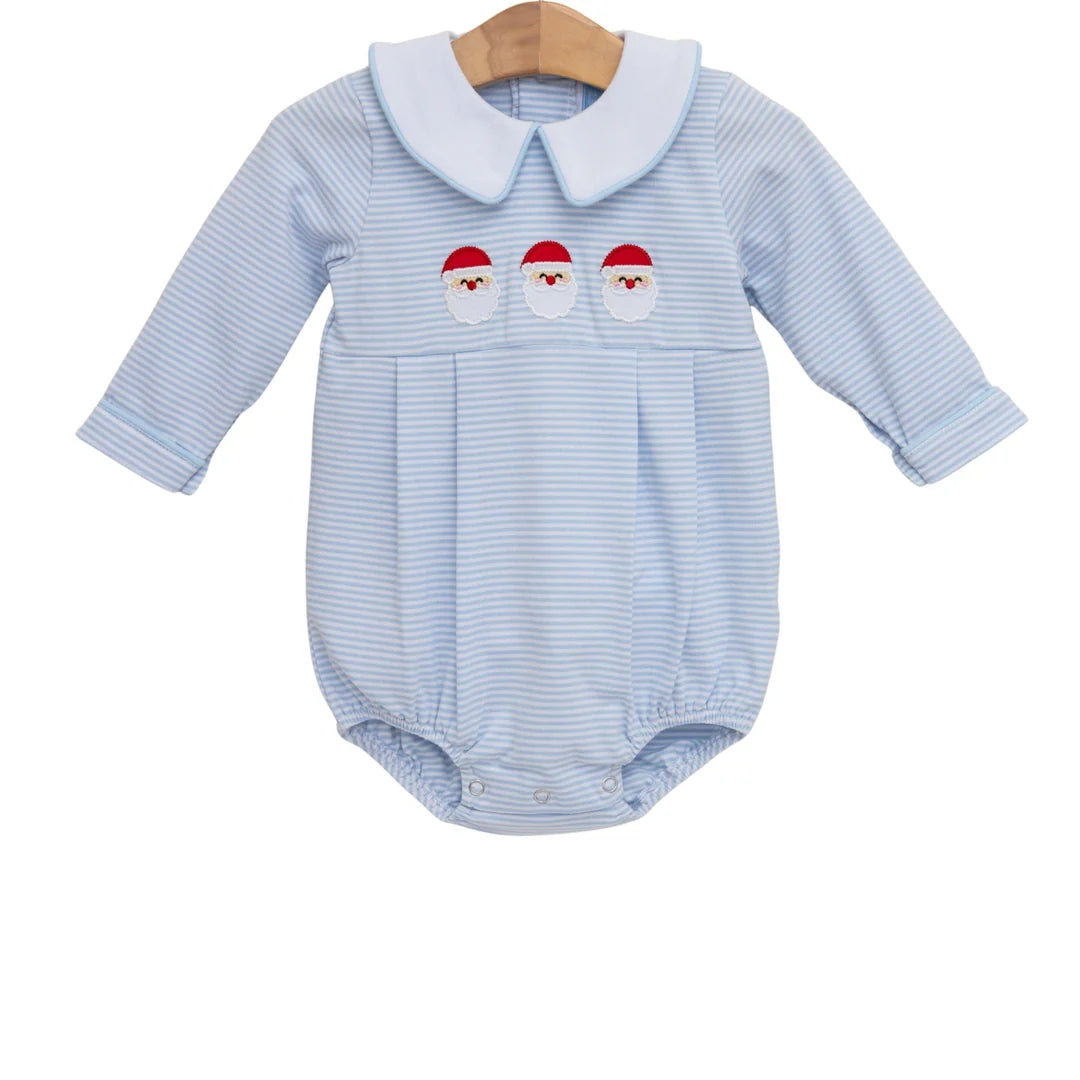 Santa Trio Bubble- Blue