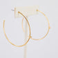 Textured Big Hoop Earrings