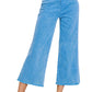 Acid Washed Frayed Jeans