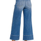 Cropped Pintuck Jeans