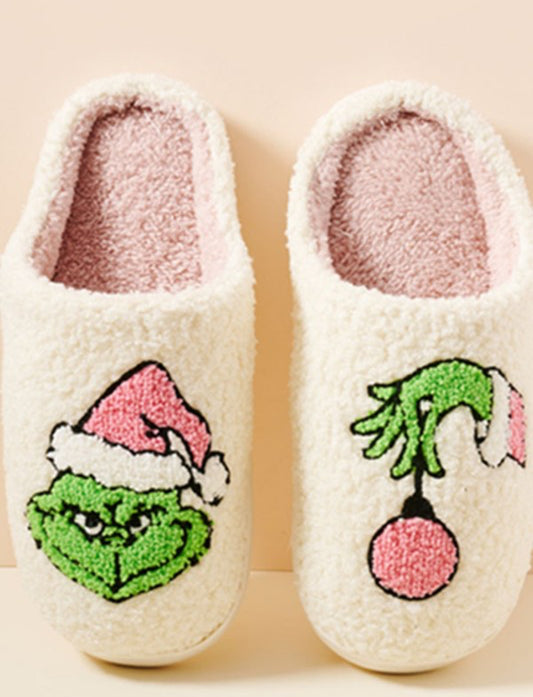 Christmas Grinch Slippers