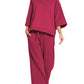 Soft 3/4 Sleeve Pants Set