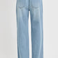 High Rise Ankle Wide Baggy Jeans