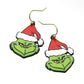 Grinch Charm Drop Earrings
