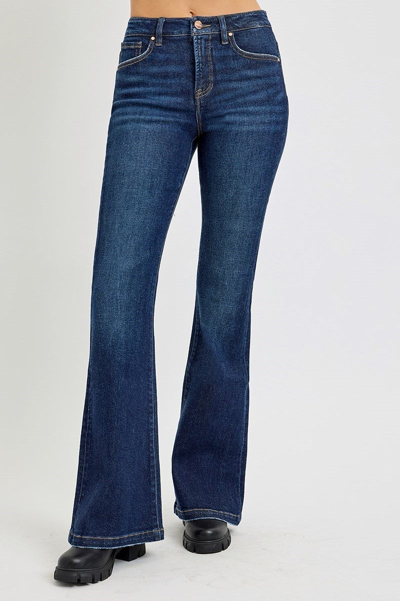 Tummy Control High Rise Flare Jeans