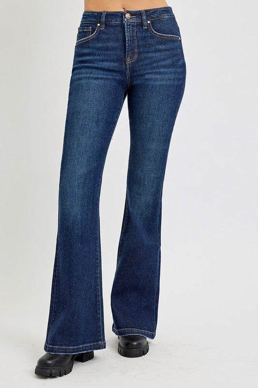 Tummy Control High Rise Flare Jeans