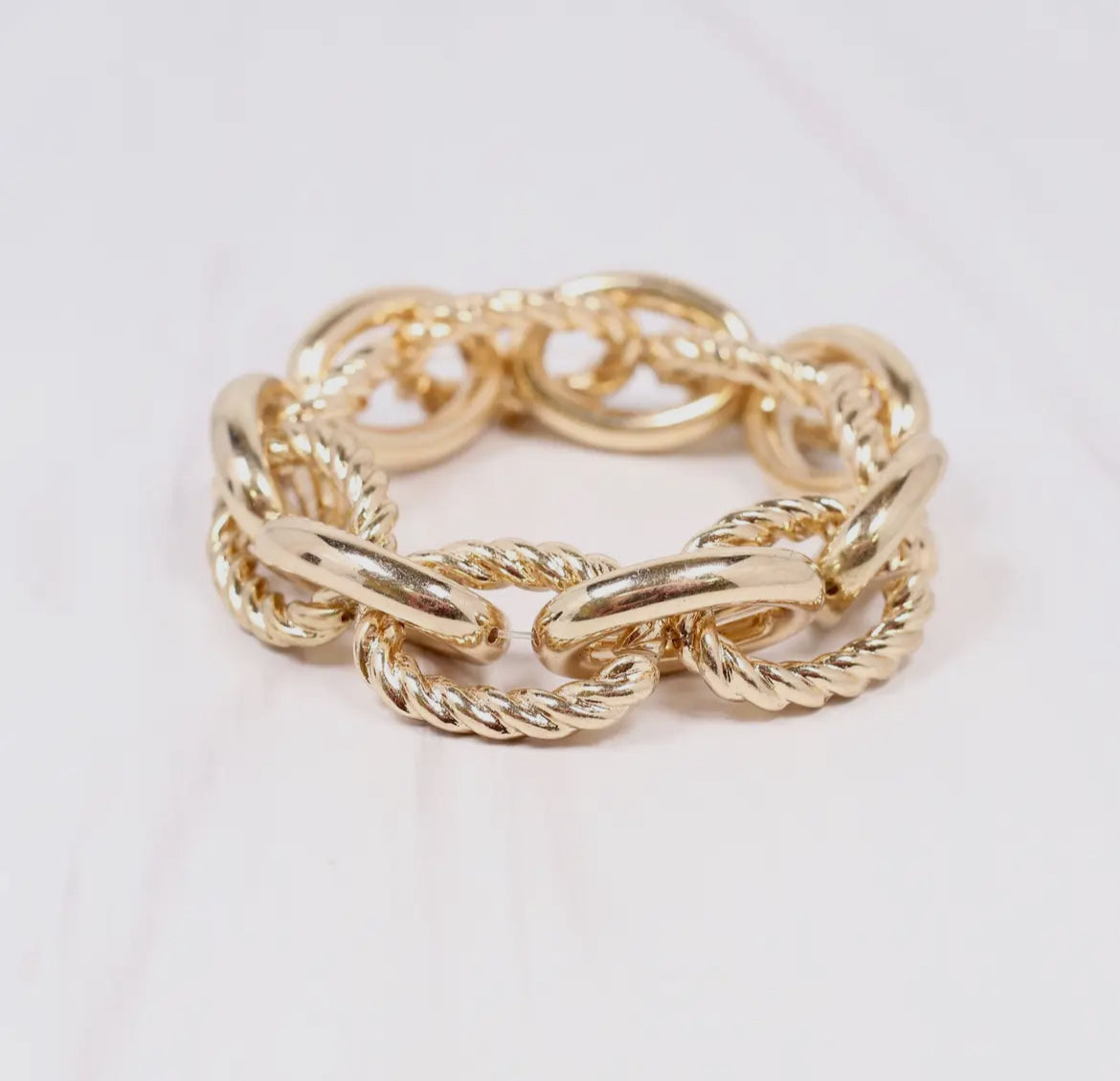 Gold Link Bracelet