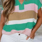 Colorblock Sweater Top