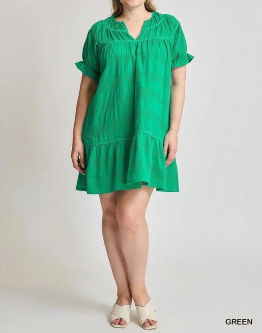 Green Ric Rac Dress