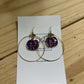 Purple Halloween Earrings