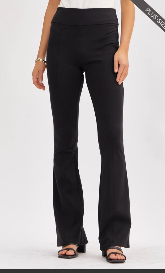 Navy Hight Waisted Flare Pants