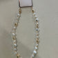 Gold & White Necklace