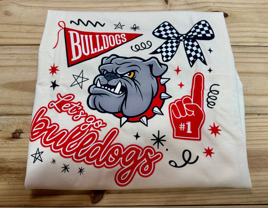 Cream Brandon Bulldogs Tee