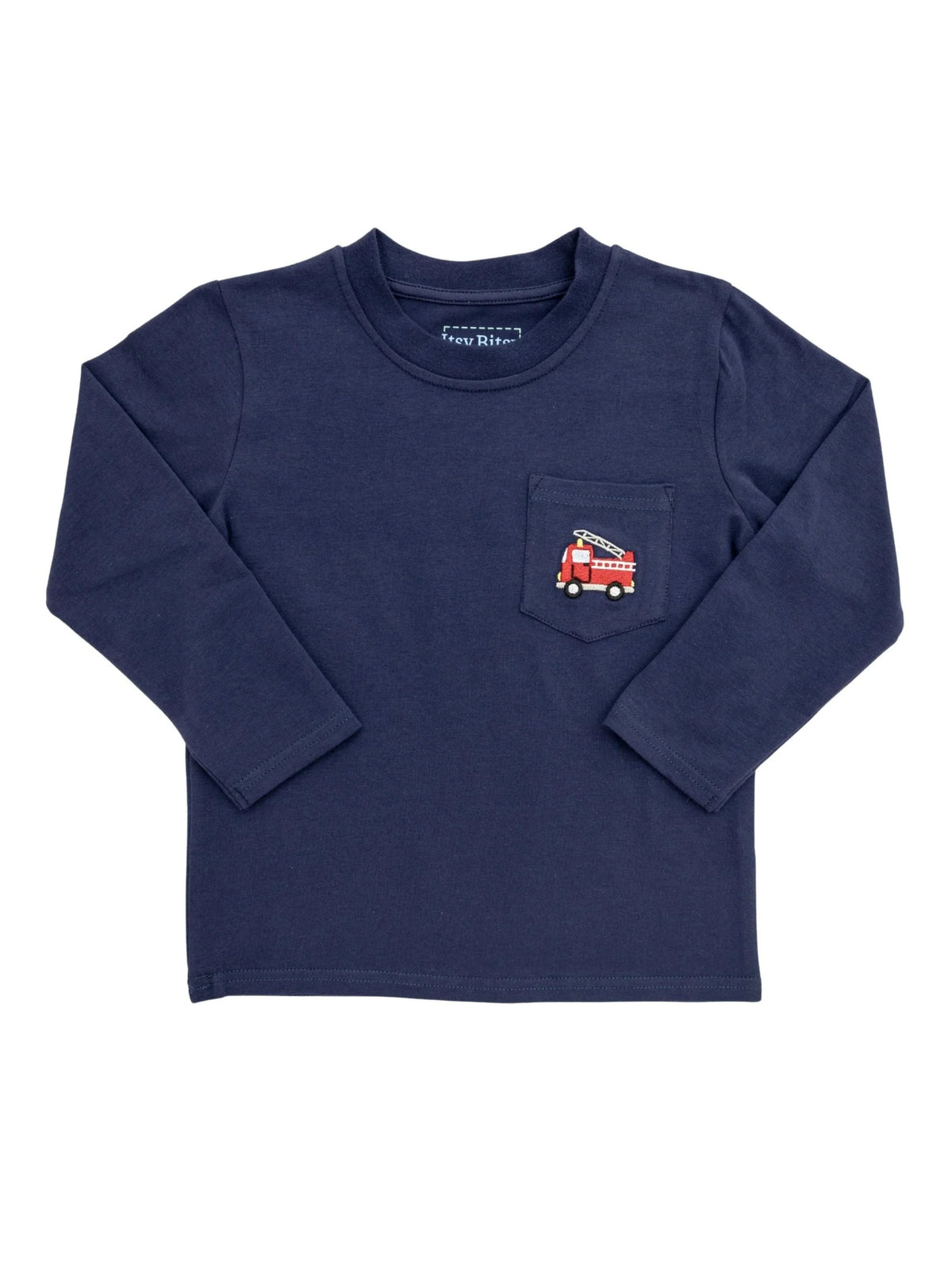 Fire Truck Pocket Tee