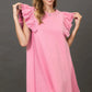 French Terry Mini Dress