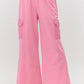 Pink Cargo Pants