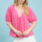 Pink Design Trim Top