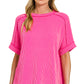 Ribbed Round Neck Top