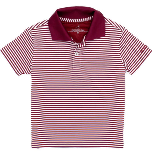 Boys Dallas Polo Maroon